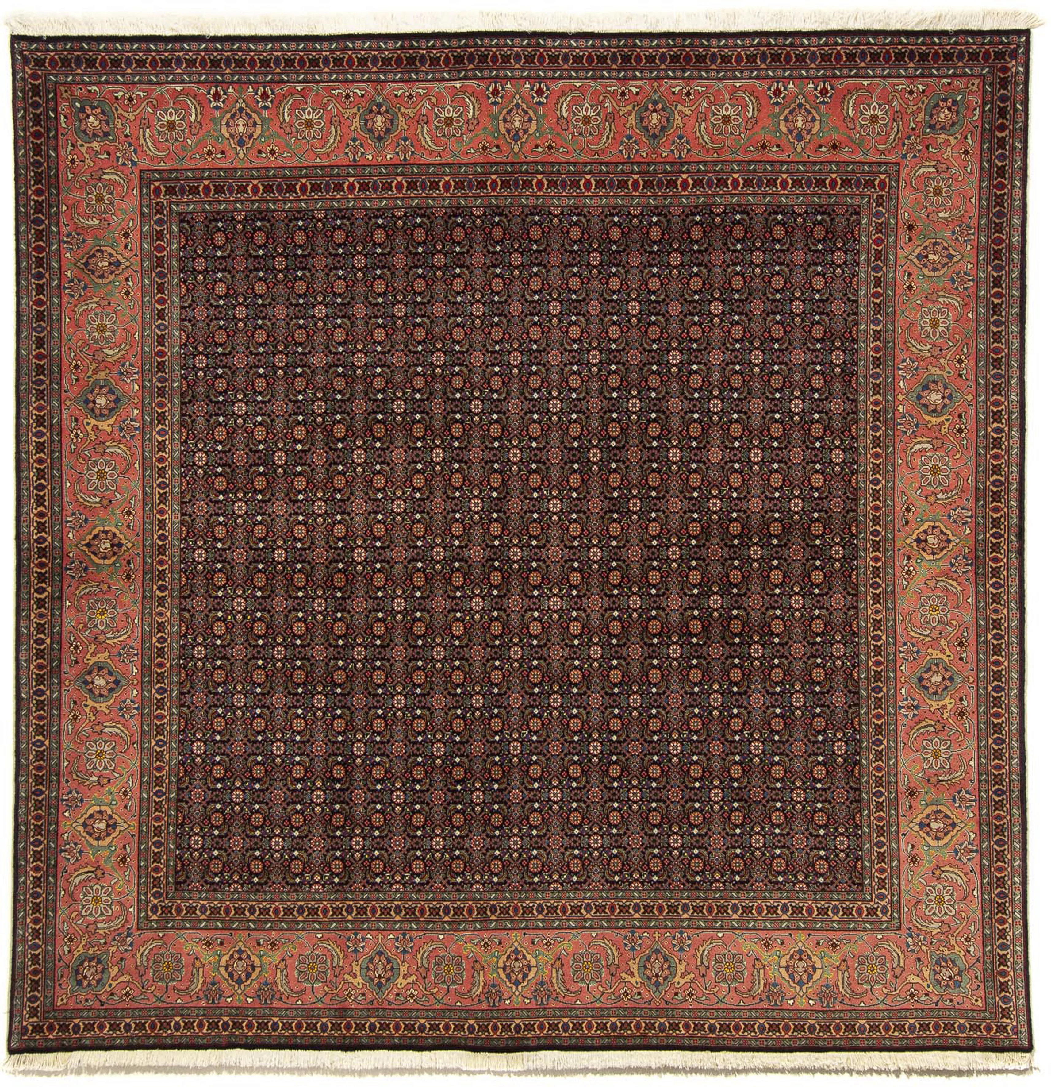morgenland Orientteppich »Perser - Täbriz quadratisch - 200 x 195 cm - dunk günstig online kaufen