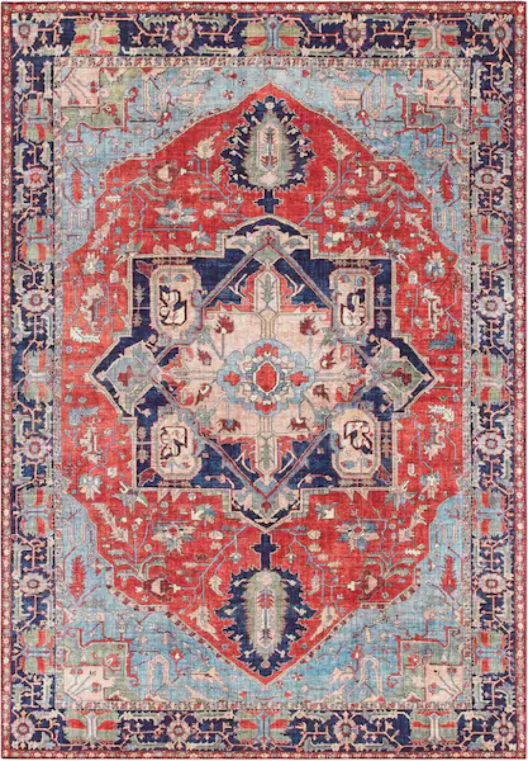 ELLE DECORATION Teppich »Hamadan«, rechteckig, Orientalisch, Orient, Kurzfl günstig online kaufen