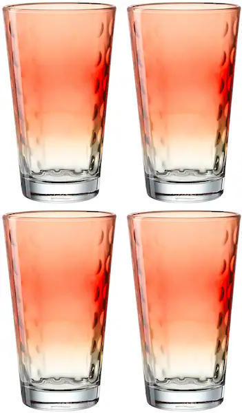 LEONARDO Gläser-Set »OPTIC«, (Set, 4 tlg.), 540 ml, 4-teilig günstig online kaufen