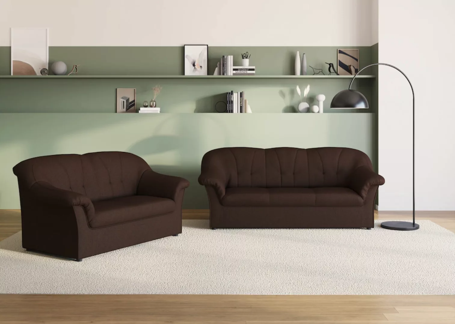 DOMO collection 3-Sitzer "Pegnitz für kleine Räume, Breite 185cm", zeitlos, günstig online kaufen