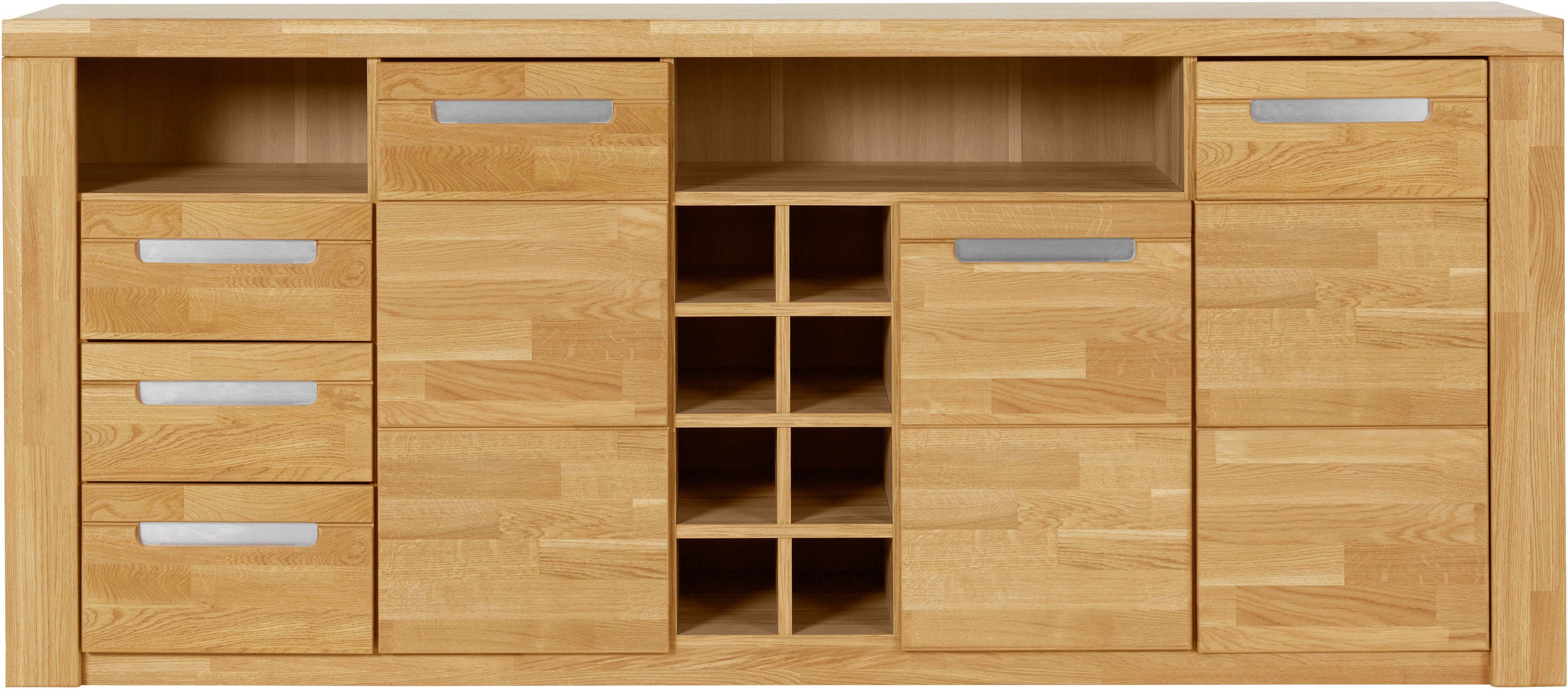 Home affaire Sideboard "Kolding", teilmassiv günstig online kaufen