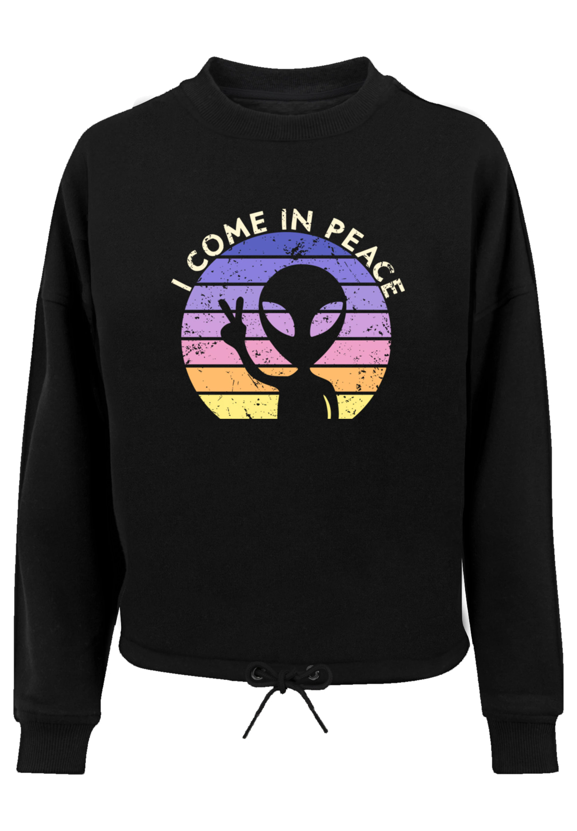 F4NT4STIC Sweatshirt "Alien Peace Sunset", Premium Qualität günstig online kaufen