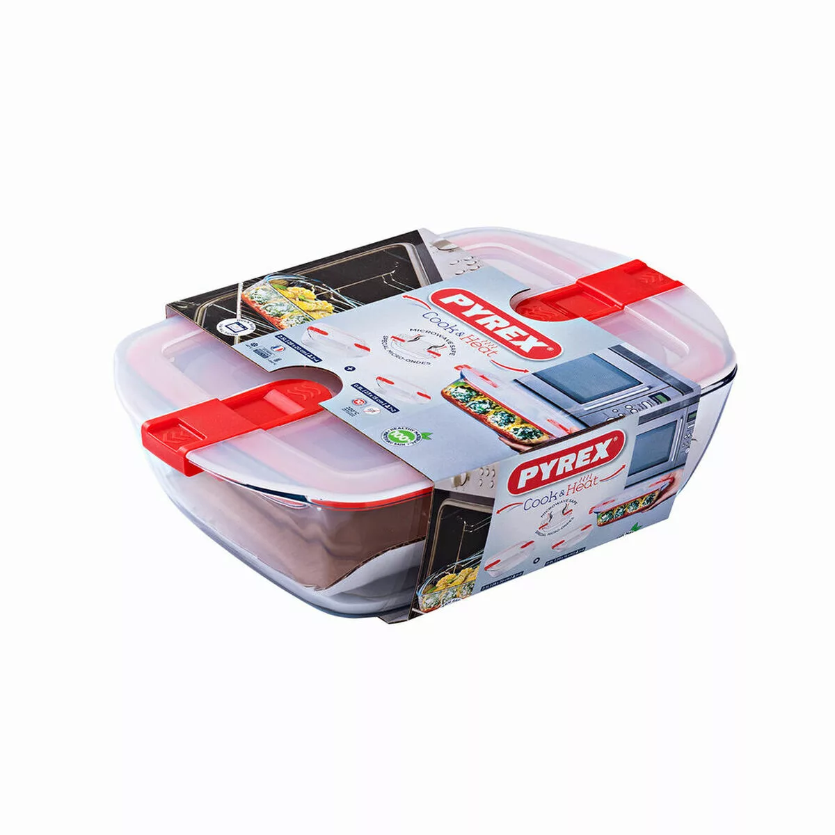 Lunchbox-set Pyrex Cook & Heat Kristall Durchsichtig (2 Pcs) günstig online kaufen