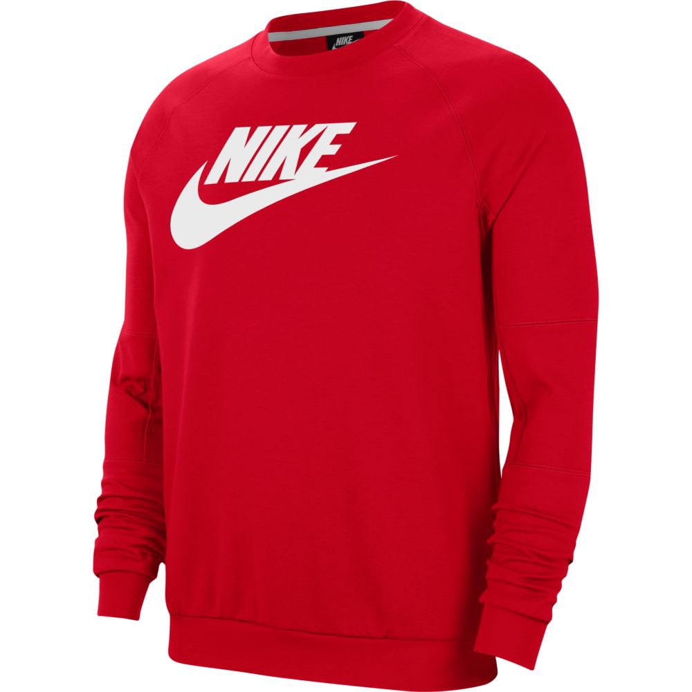 Nike Sportswear Crew Langarm-t-shirt S University Red / White günstig online kaufen