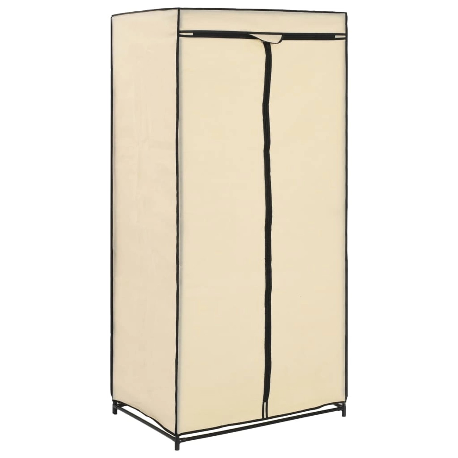 vidaXL Kleiderschrank Creme 75×50×160 cm günstig online kaufen