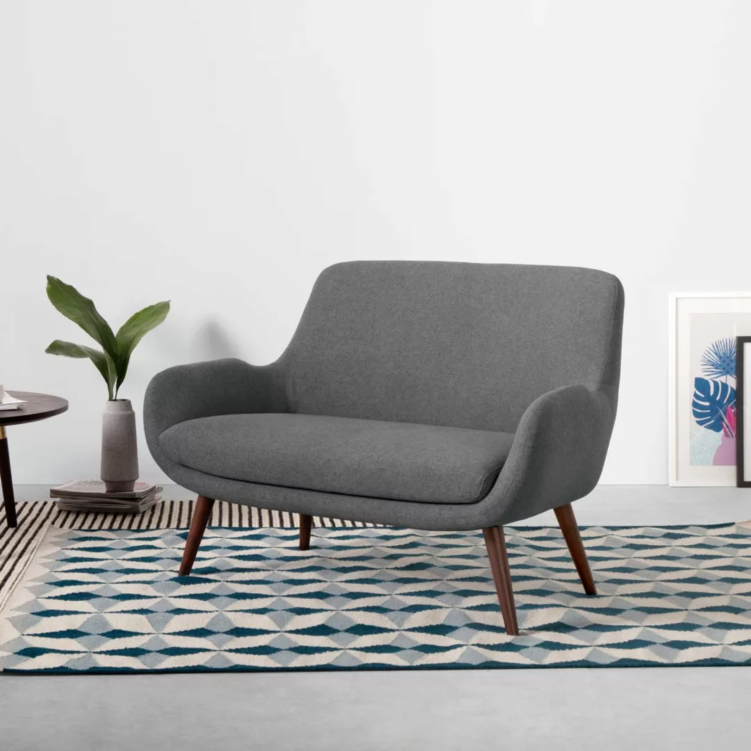 Moby 2-Sitzer Sofa, Marlgrau - MADE.com günstig online kaufen
