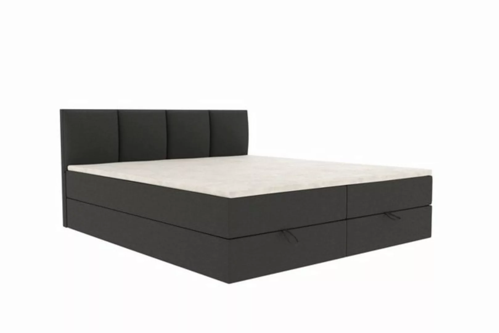 Stylefy Boxspringbett Alvaro (Schlafzimmerbett, Bett), 140/160/180x 200 cm, günstig online kaufen