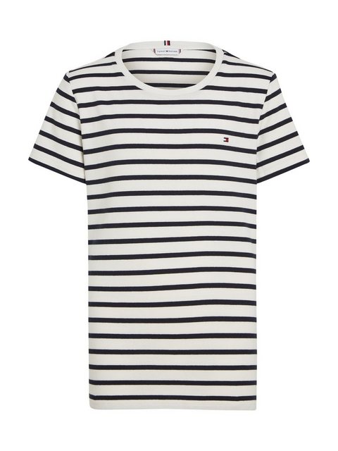 Tommy Hilfiger T-Shirt SLIM CODY RIB C-NK SS mit dezenter Tommy Hilfiger Lo günstig online kaufen