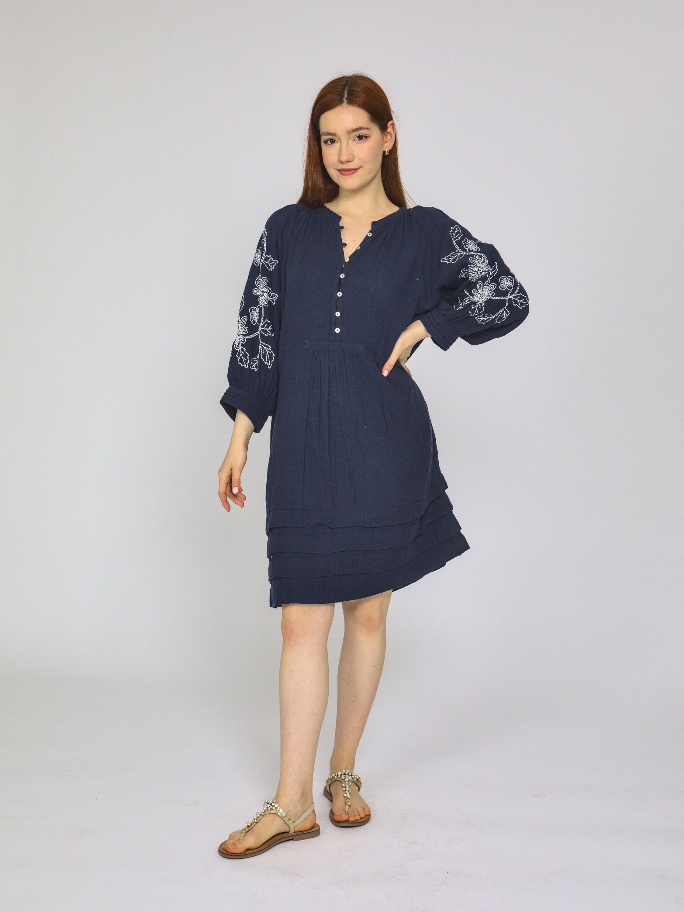 VICCI Germany A-Linien-Kleid (1-tlg) aus reiner günstig online kaufen