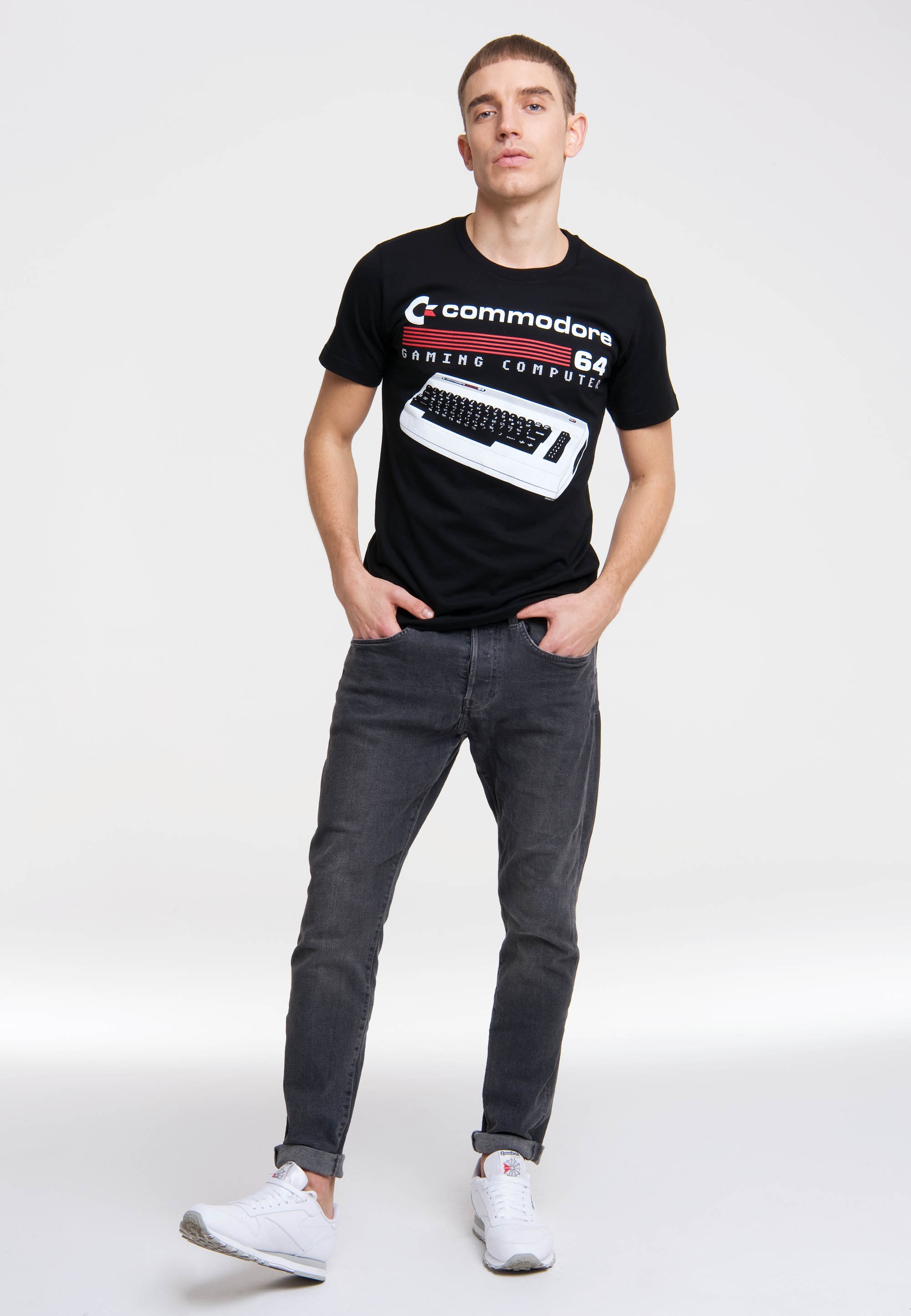 LOGOSHIRT T-Shirt "Commodore 64" günstig online kaufen