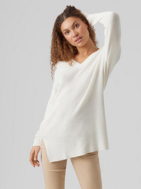 Vero Moda V-Ausschnitt-Pullover New Lexsun (1-tlg) Plain/ohne Details günstig online kaufen