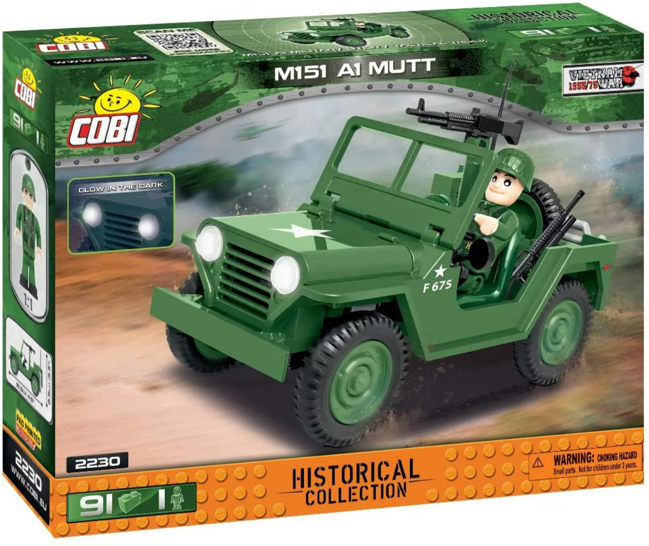 Cobi 2230 - Konstruktionsspielzeug - M151 A1 Mutt günstig online kaufen