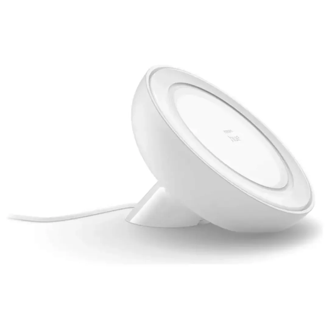 Philips Hue Bluetooth White & Color Ambiance Tischleuchte Bloom in Weiß ink günstig online kaufen