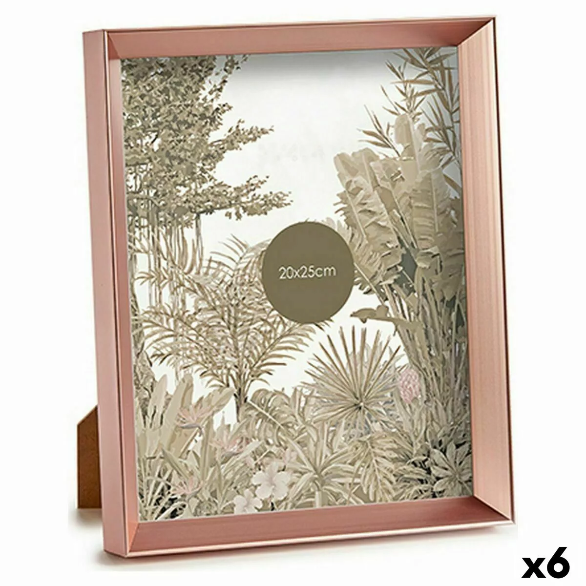 Fotorahmen Rosa Kupfer Kunststoff Glas (22,3 X 3,5 X 27,3 Cm) (6 Stück) günstig online kaufen