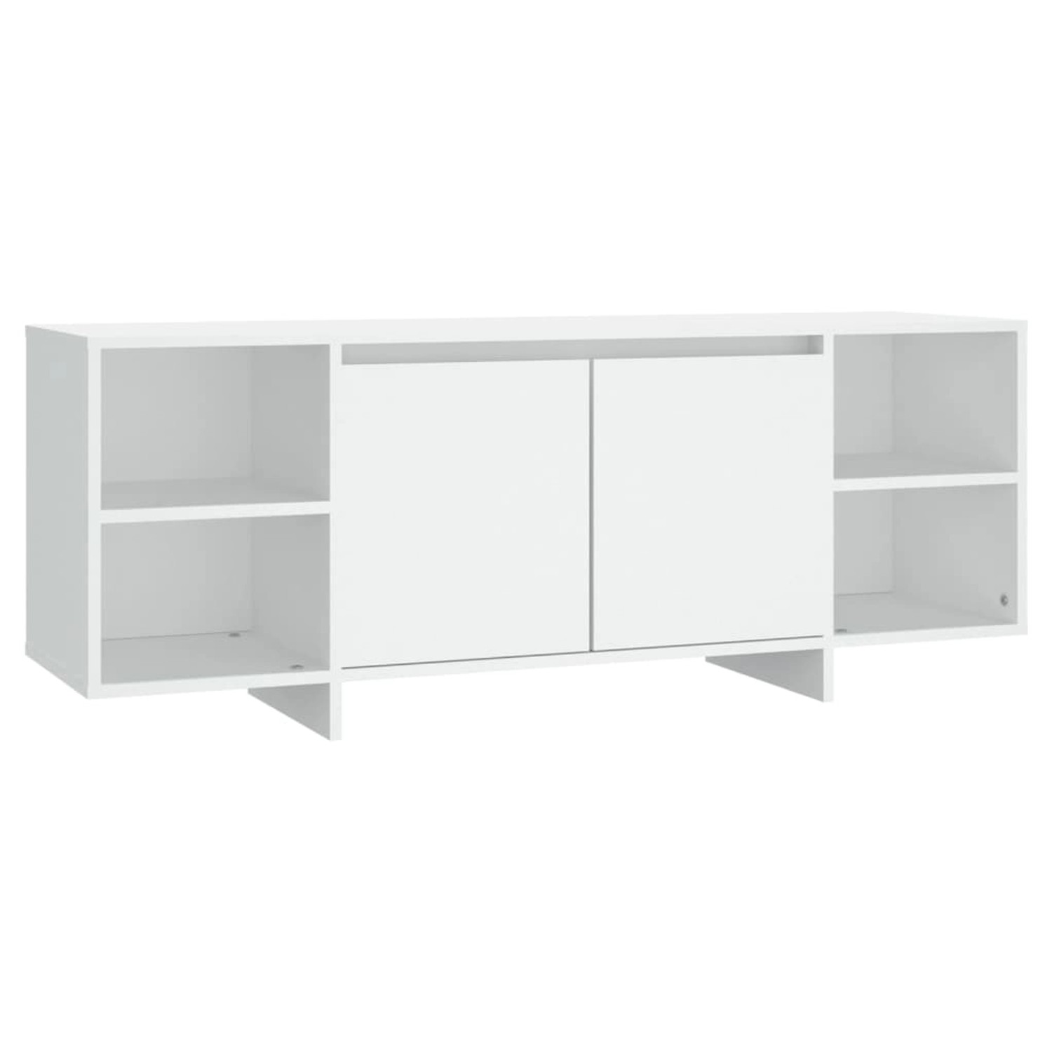 vidaXL TV-Schrank TV-Schrank Weiß 130x35x50 cm Spanplatte Lowboard günstig online kaufen