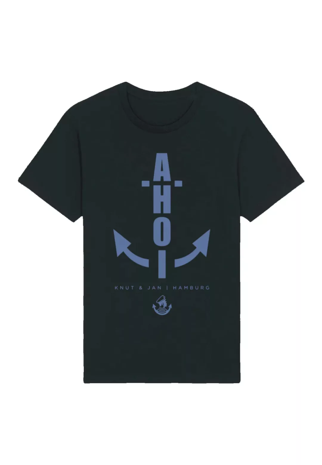 F4NT4STIC T-Shirt "Ahoi Anker Blau Knut & Jan Hamburg", Premium Qualität günstig online kaufen