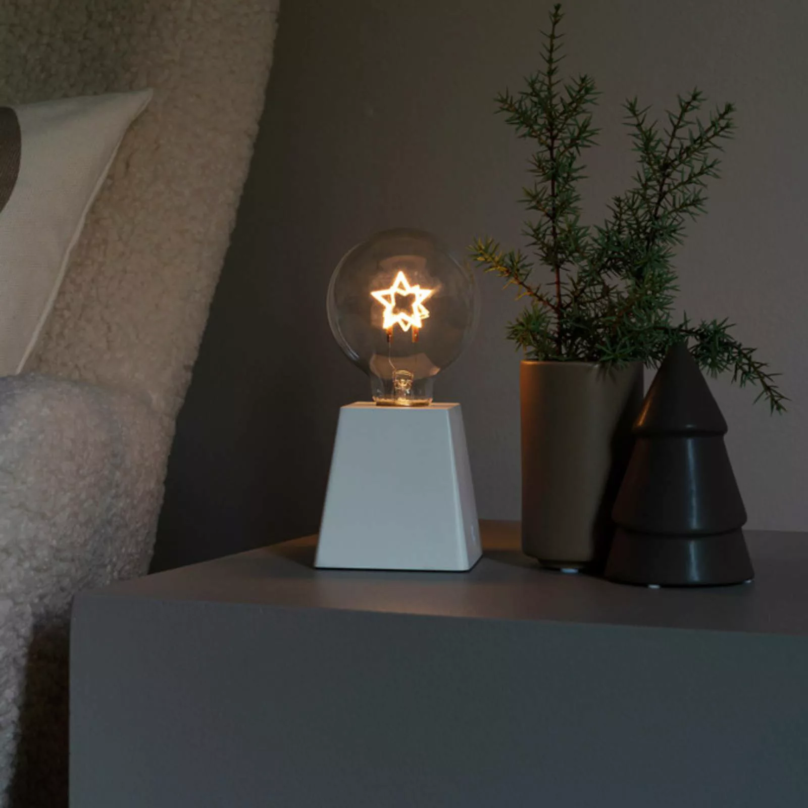 KONSTSMIDE LED Dekolicht "Tischleuchter Stern, Weihnachtsdeko", Leuchtmitte günstig online kaufen