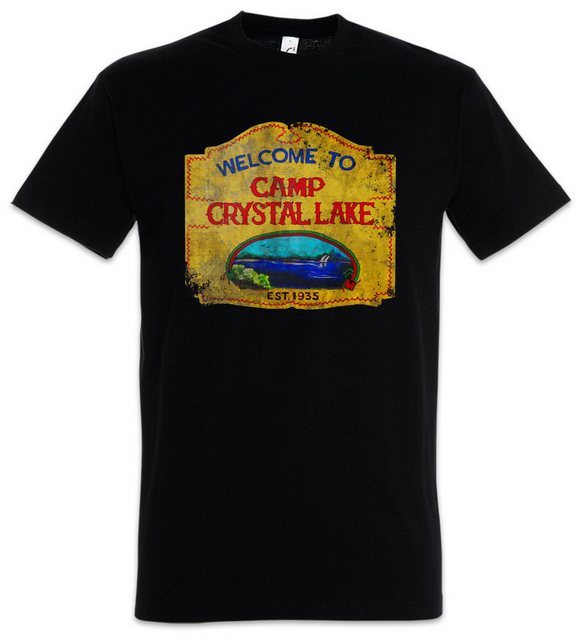 Urban Backwoods Print-Shirt Camp Crystal Lake Vintage Sign Herren T-Shirt F günstig online kaufen