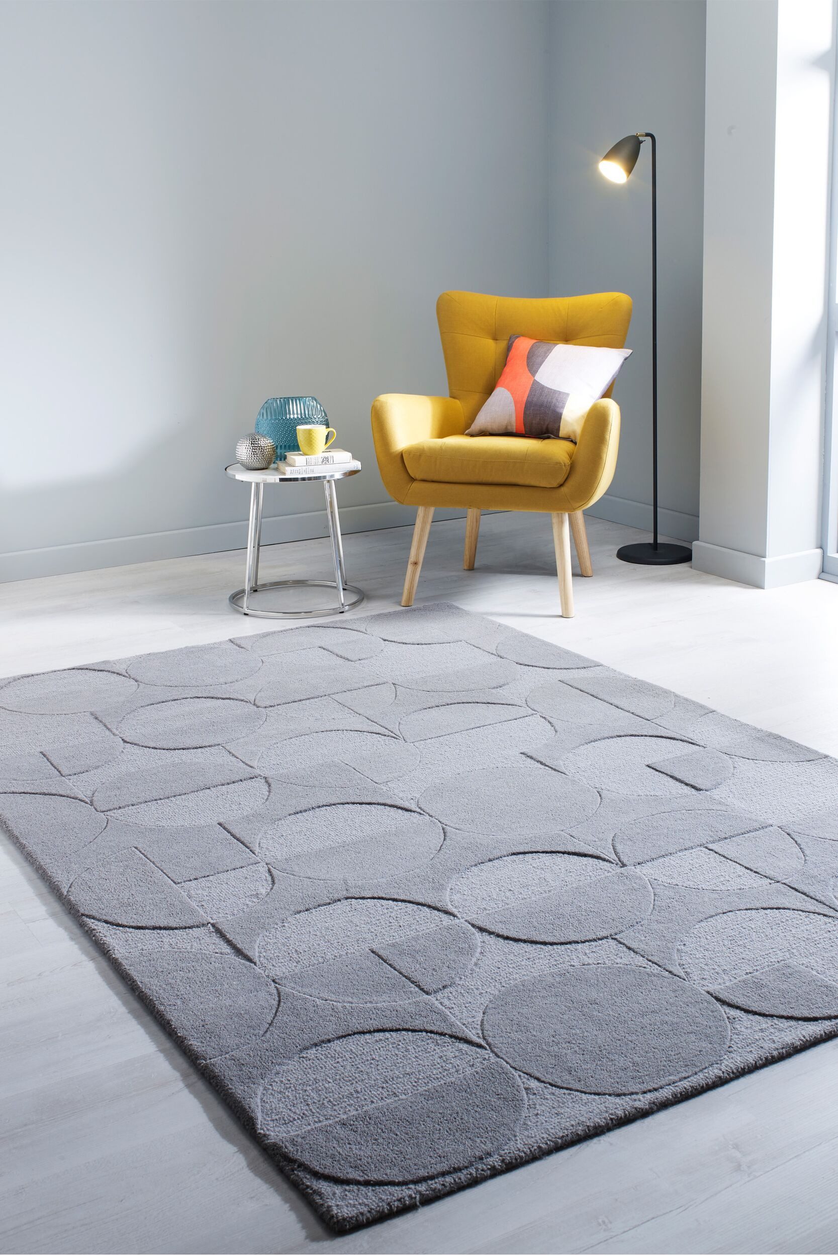 KADIMA DESIGN Wollteppich Eleganter Wollteppich DEBEN günstig online kaufen