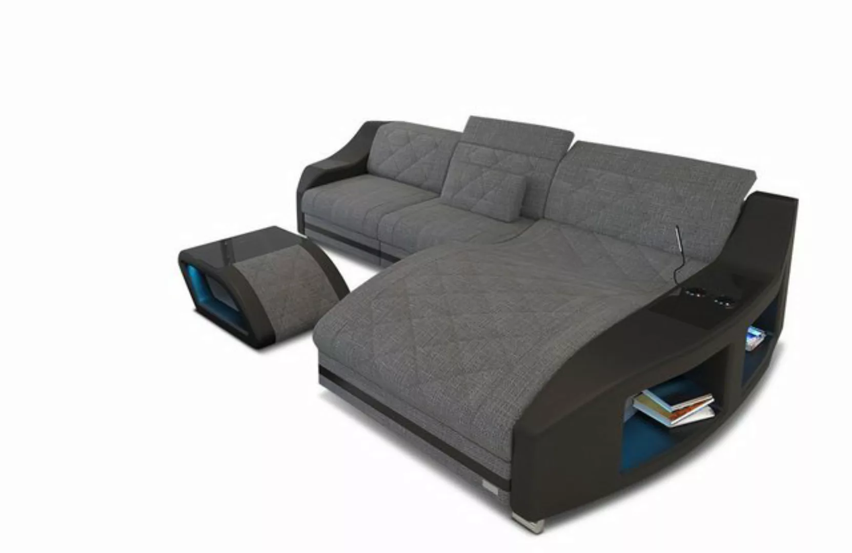 Sofa Dreams Ecksofa Polster Couch Design Stoffsofa Swing L Form H Strukturs günstig online kaufen