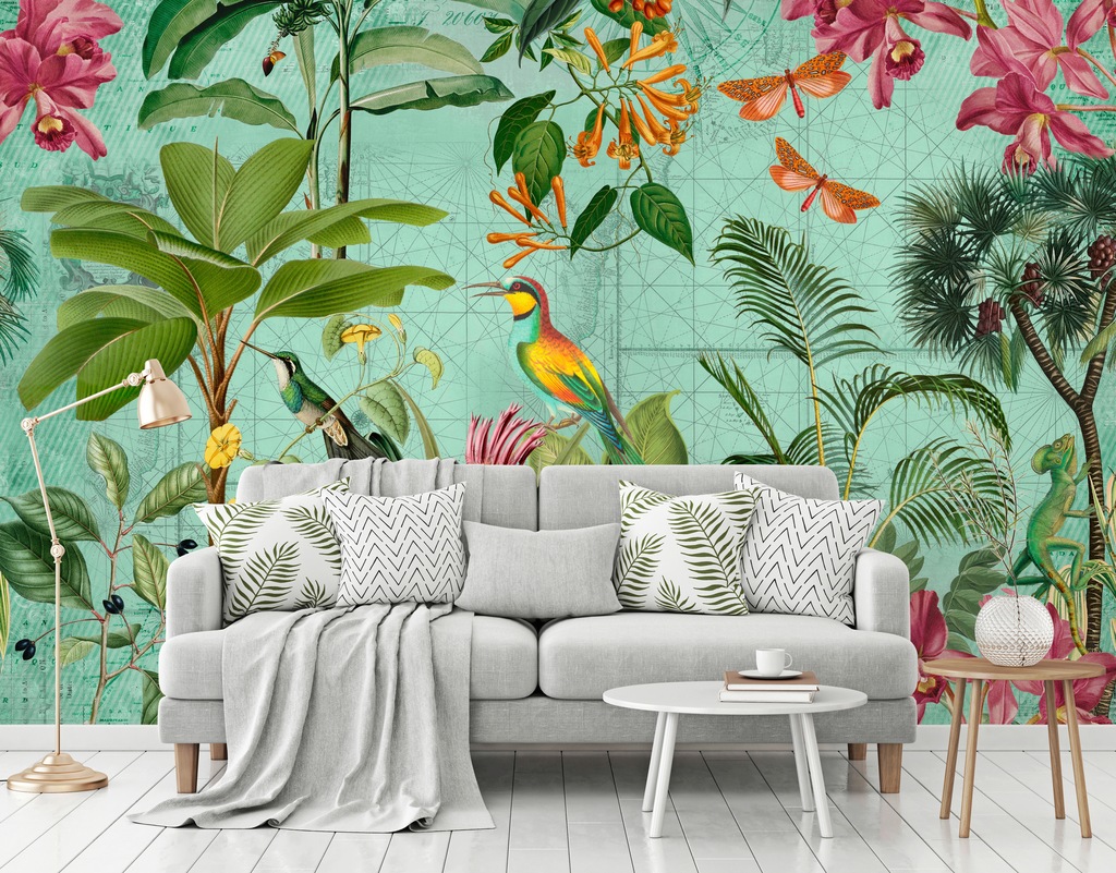 living walls Fototapete »ARTist Tropical Paradise«, Vlies, Wand, Schräge günstig online kaufen