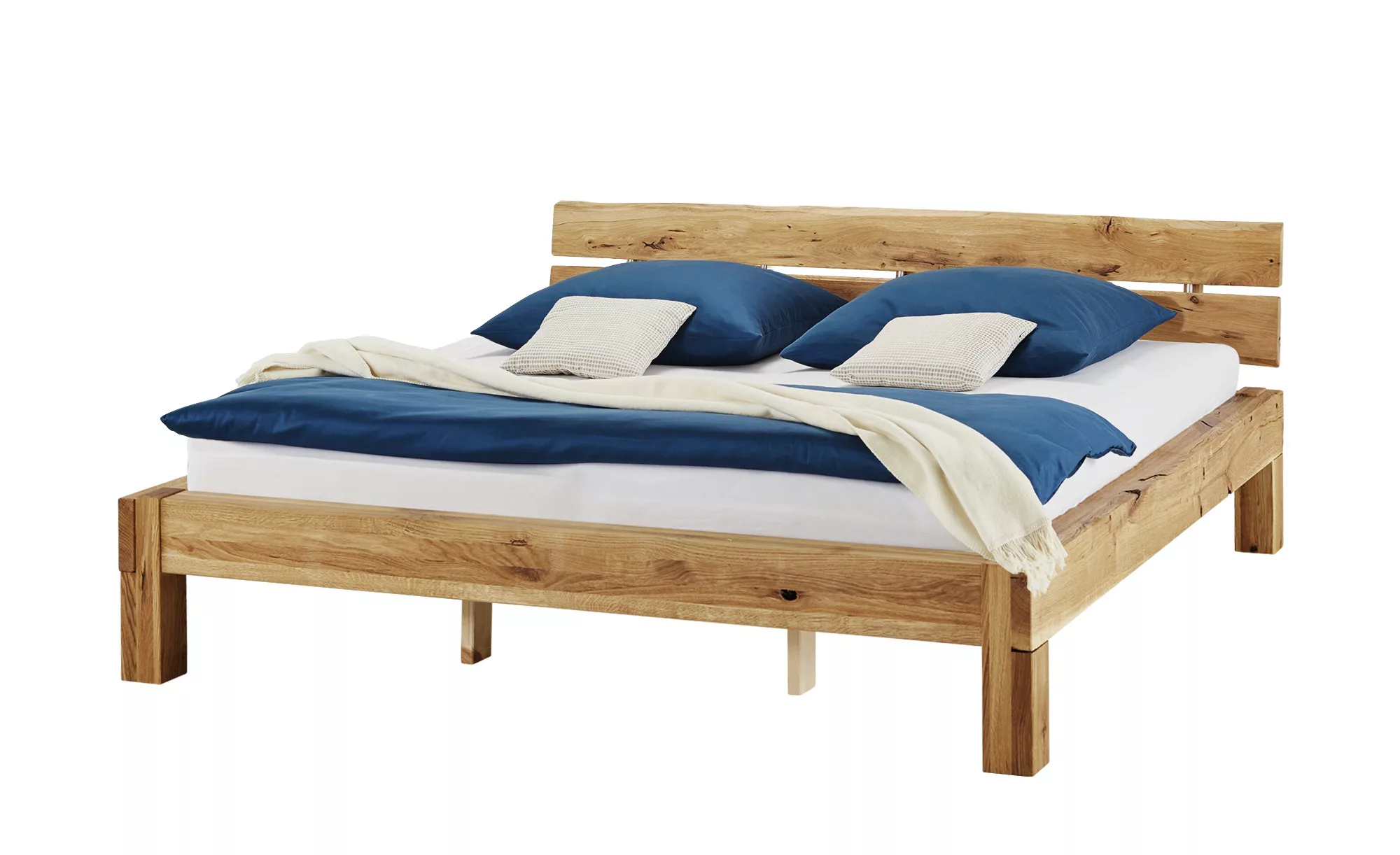 Woodford Balkenbett  Asta - holzfarben - 202 cm - 82 cm - Betten > Bettgest günstig online kaufen