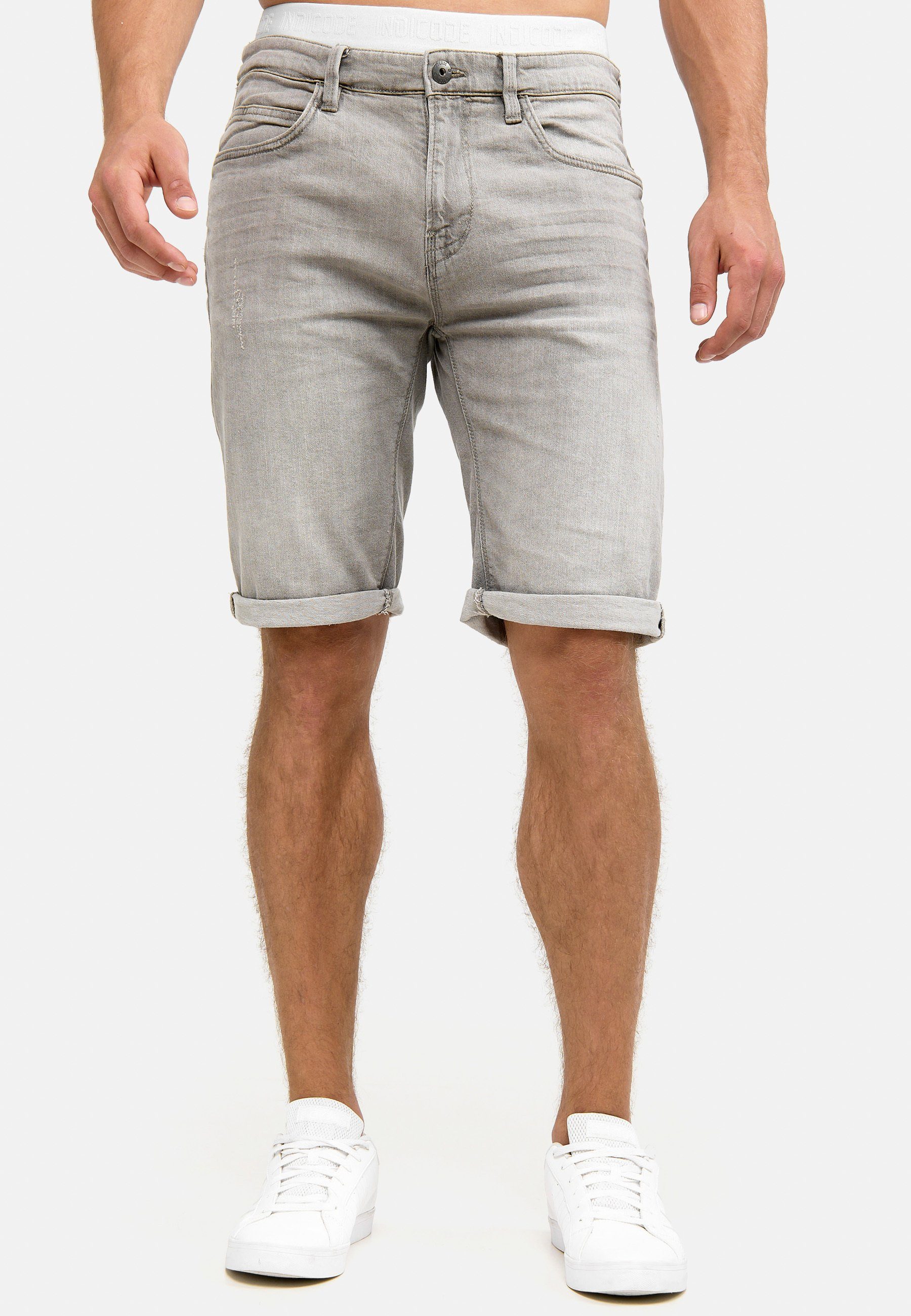 Indicode Jeansshorts Caden mit 5 Taschen, günstig online kaufen