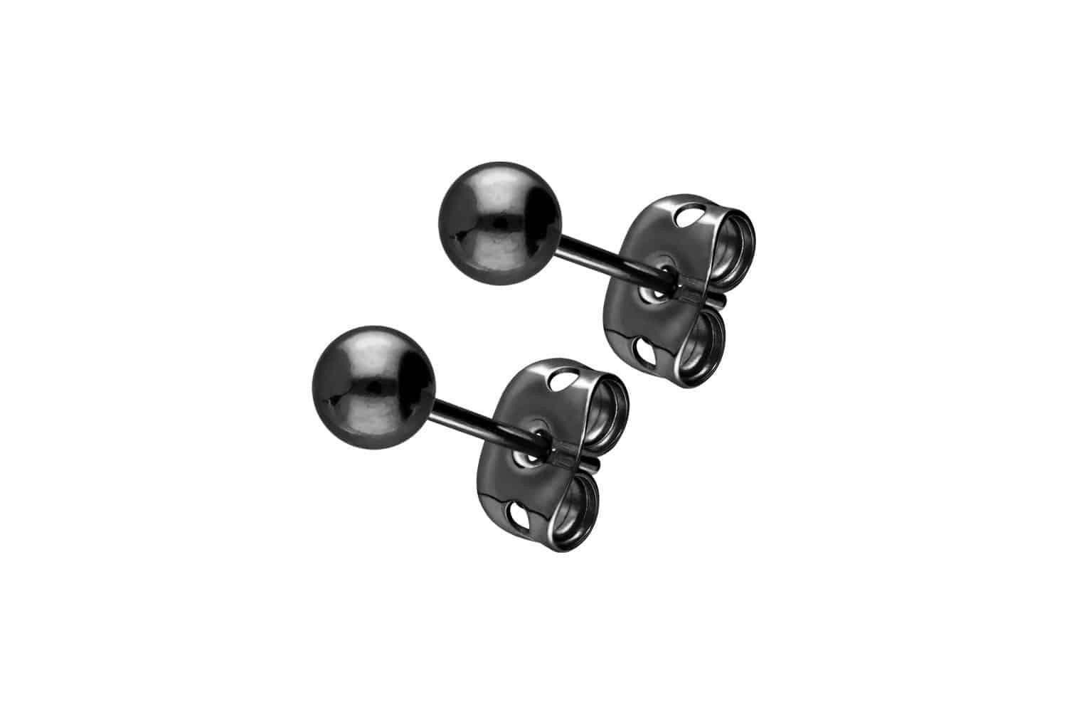 FILANGO Piercing-Set Titan Ohrstecker KUGEL (Ohrstecker günstig online kaufen