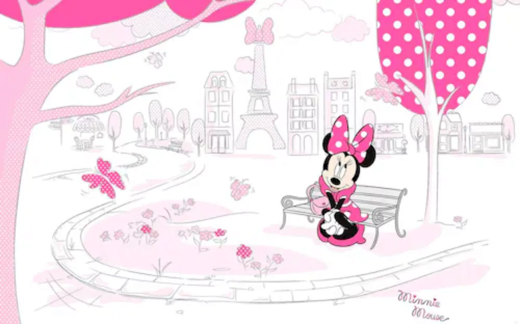 Komar Vliestapete »Minnie in Paris« günstig online kaufen