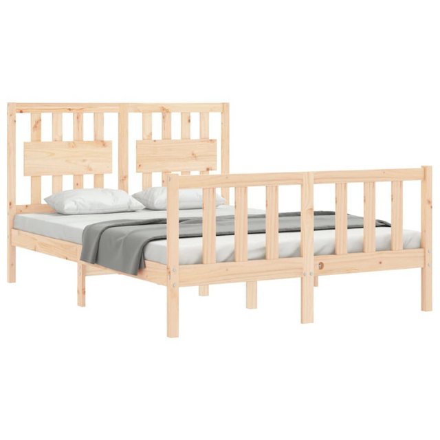 vidaXL Bett Massivholzbett ohne Matratze 120x200 cm Kiefernholz günstig online kaufen