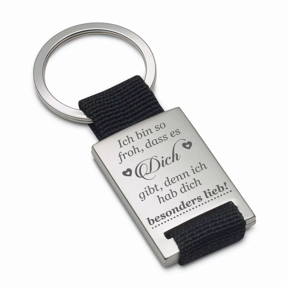 Lieblingsmensch Schlüsselanhänger Ich bin so froh, günstig online kaufen