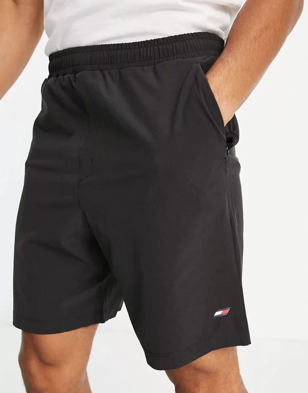 Tommy Hilfiger Sportswear Logo Training 7´´ Shorts Hosen XL Black günstig online kaufen