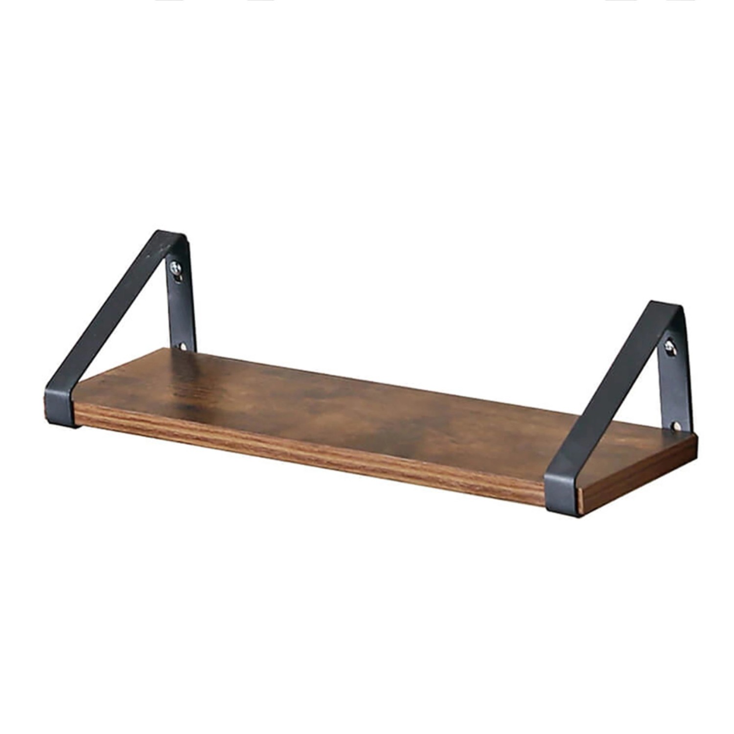 Vasagle Wandregal 40 cm x 12 cm x 11 cm Braun-Schwarz günstig online kaufen