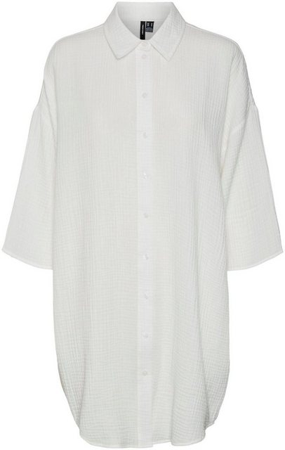 Vero Moda Hemdblusenkleid VMNATALI 3/4 LONG OVERSHIRT NOOS mit 3/4 Ärmel günstig online kaufen