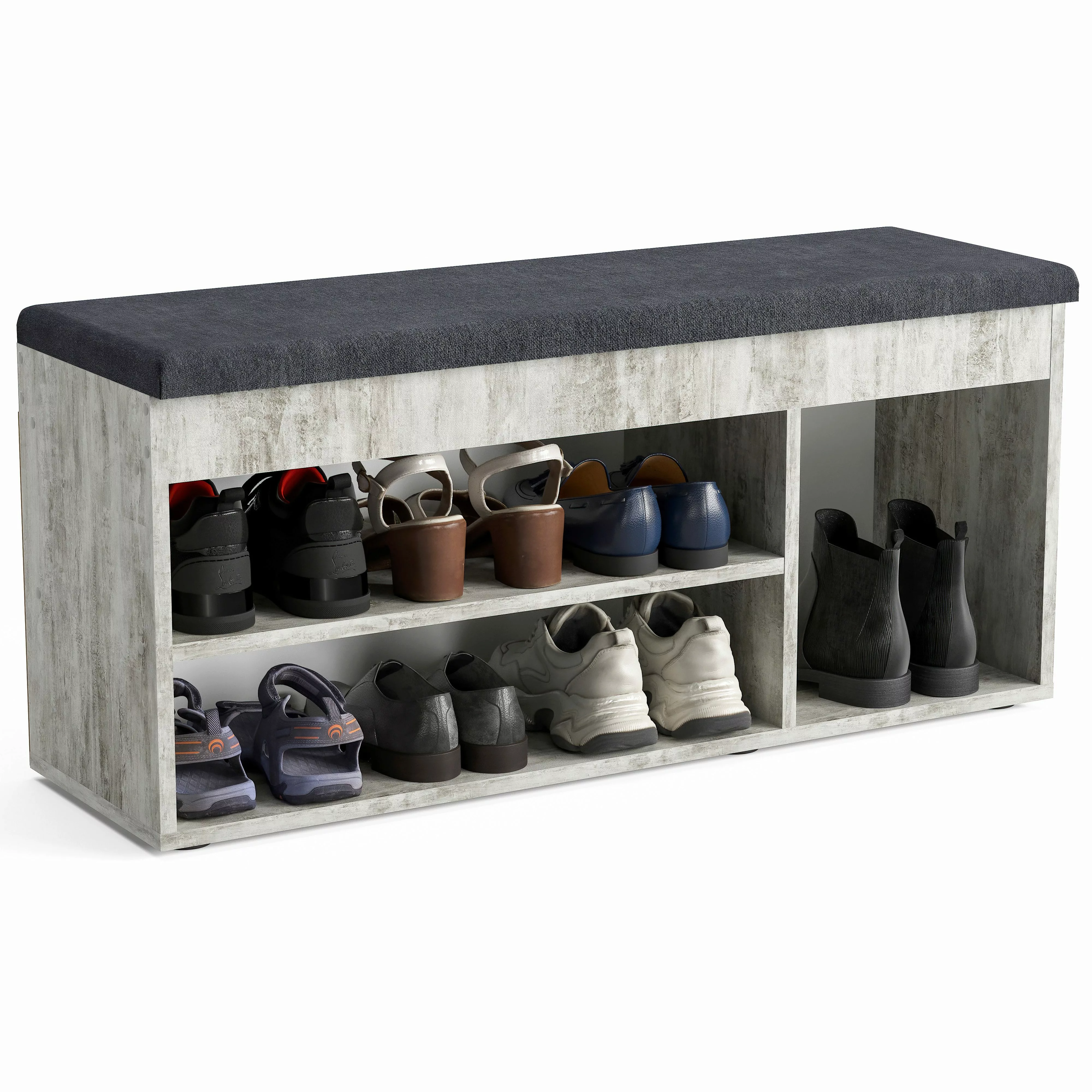 KOMTO Schuhbank Mit Sitzfläche Schuhregal Bank günstig online kaufen