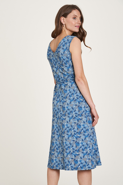 Jersey Kleid Mittellang Mit Bindeband Aus Gots Bio-baumwolle (S22e22) günstig online kaufen