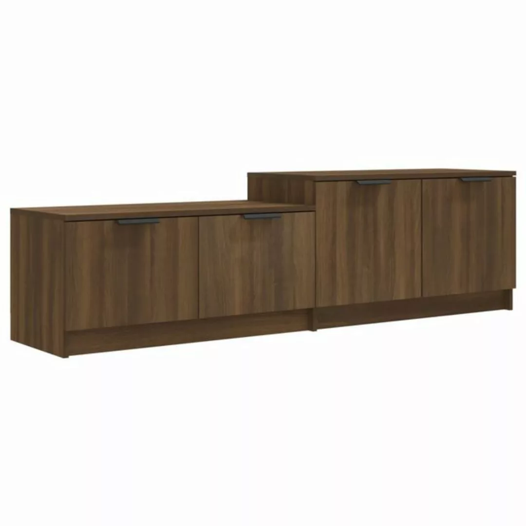 furnicato TV-Schrank Braun Eichen-Optik 158,5x36x45 cm Holzwerkstoff günstig online kaufen