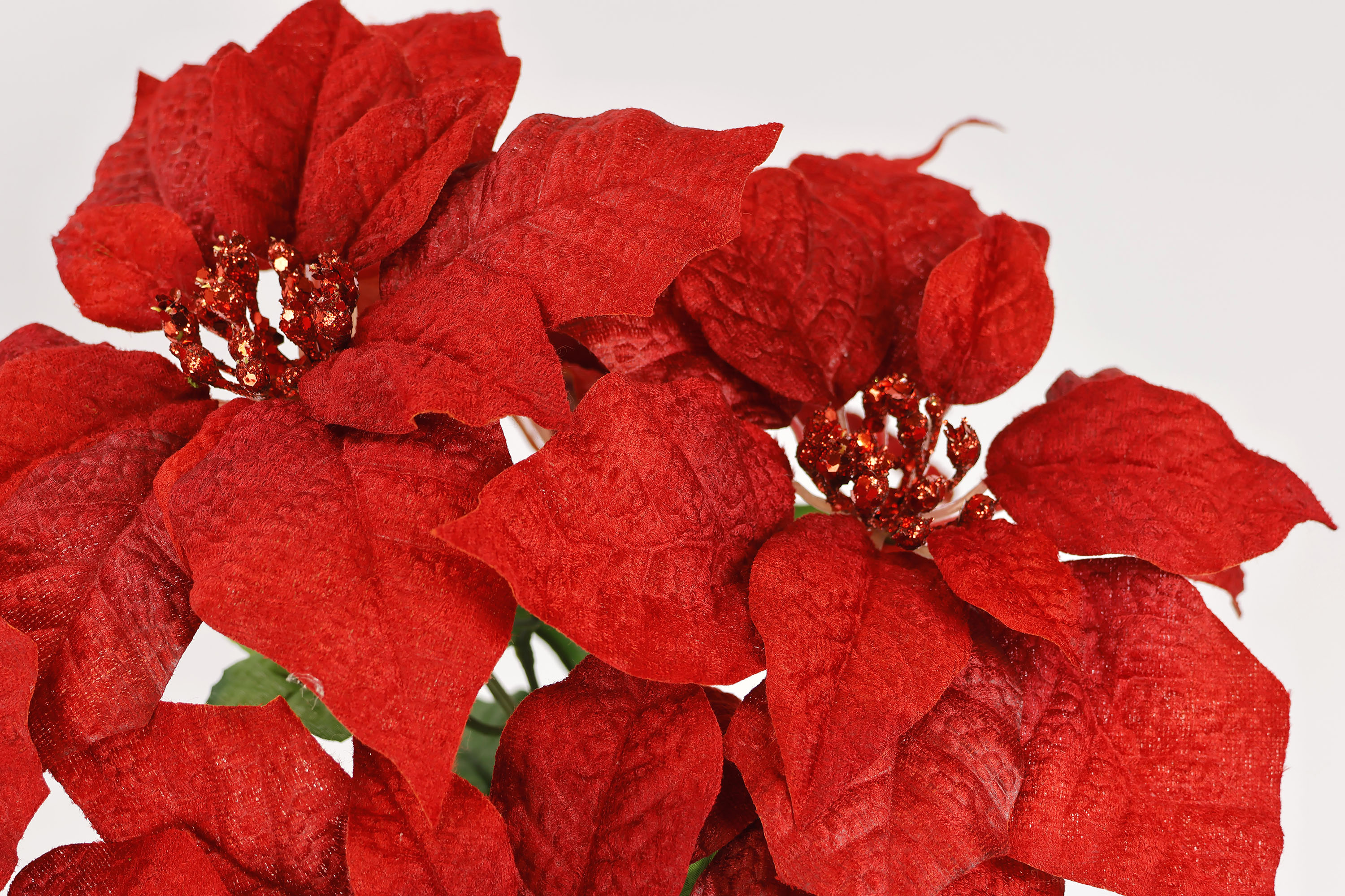 I.GE.A. Kunstblumenstrauß "Bouquet Poinsettia", Weihnachtsstern Christstern günstig online kaufen