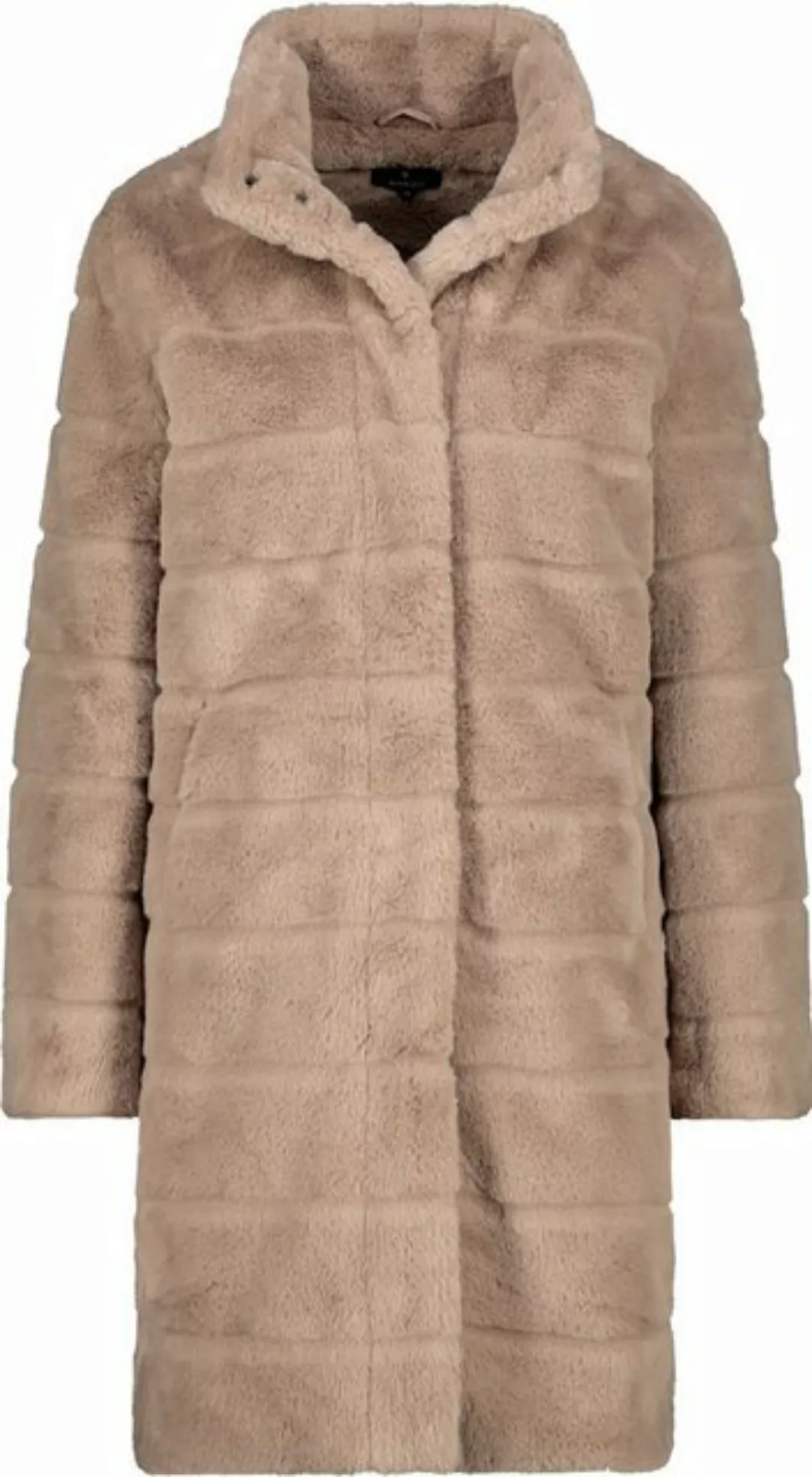 Monari Outdoorjacke Fake-Fur-Mantel milk chocolate günstig online kaufen