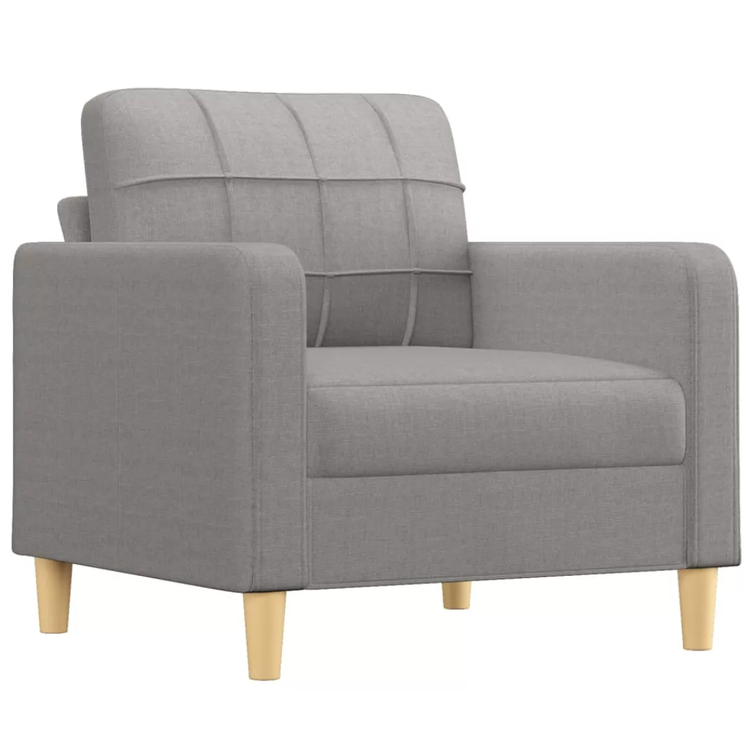 Vidaxl 1-sitzer-sofa Hellgrau 60 Cm Stoff günstig online kaufen