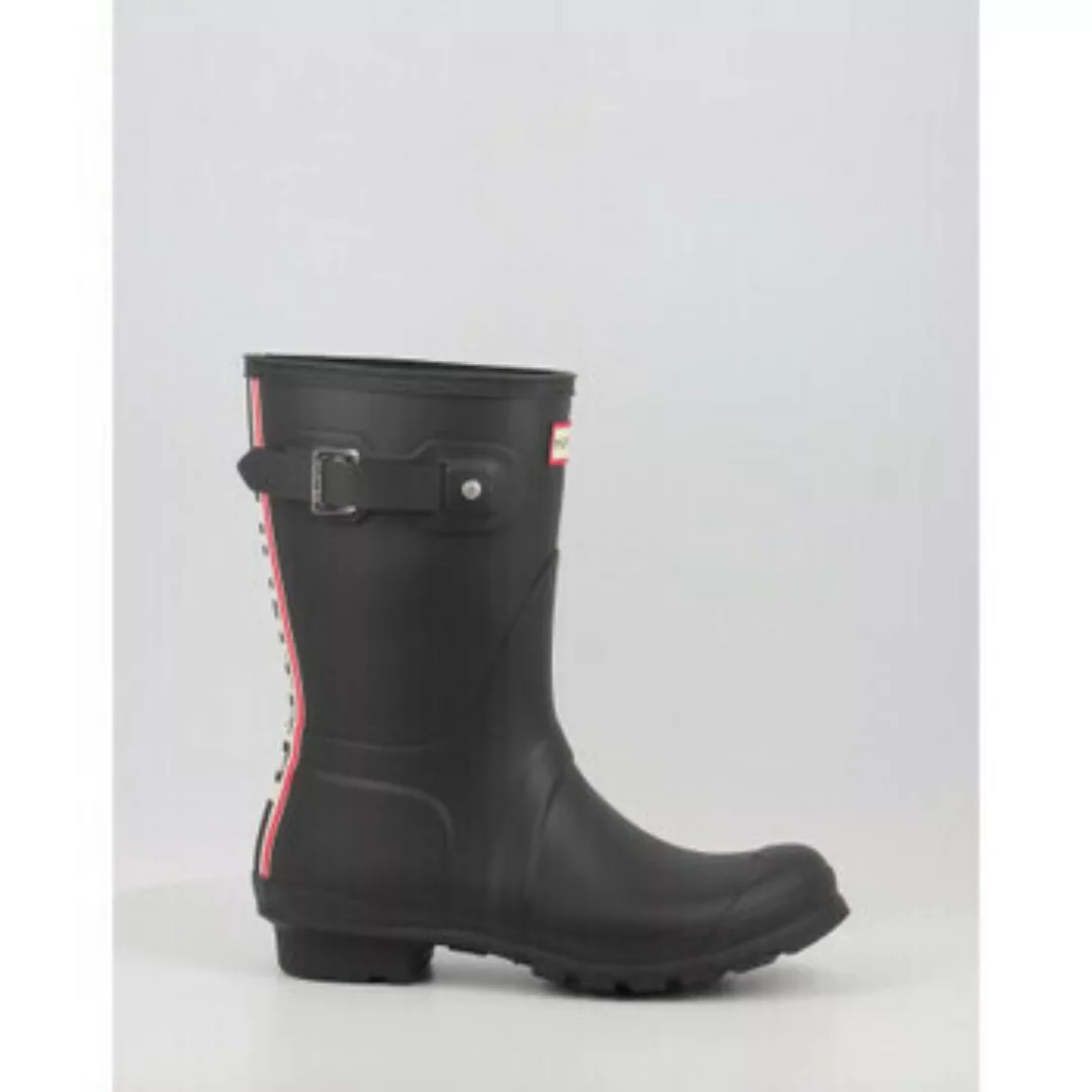 Hunter  Damenstiefel ORIGINAL SHORT  TRI COLOUR LOGOBACKSTRAP BOOT günstig online kaufen