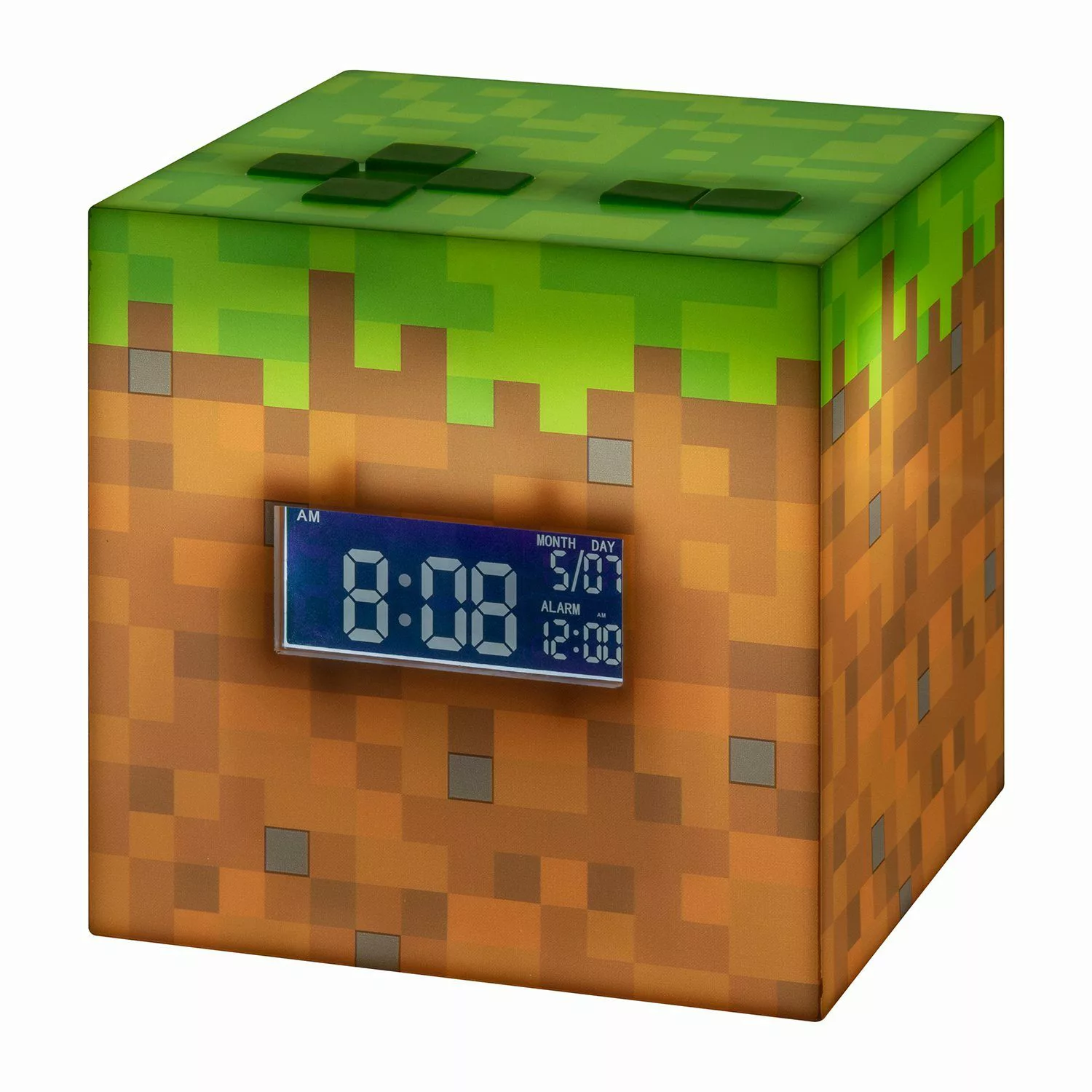 Paladone Uhr Minecraft Wecker SunriseMusik Grasblock günstig online kaufen