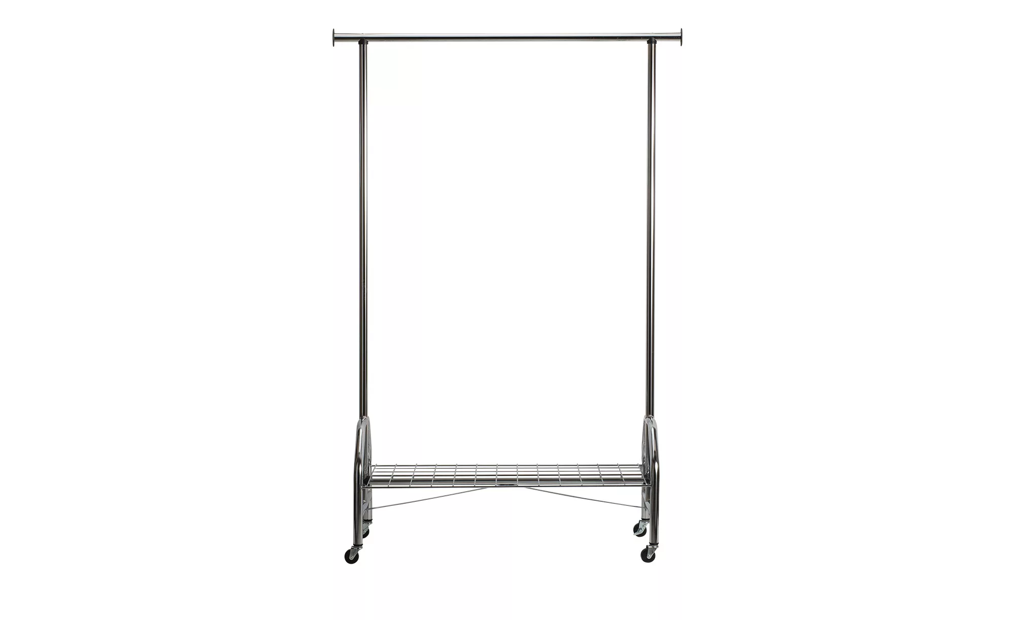 Rollgarderobe  Adina ¦ silber ¦ Metall, Metall ¦ Maße (cm): B: 120 H: 181 T günstig online kaufen