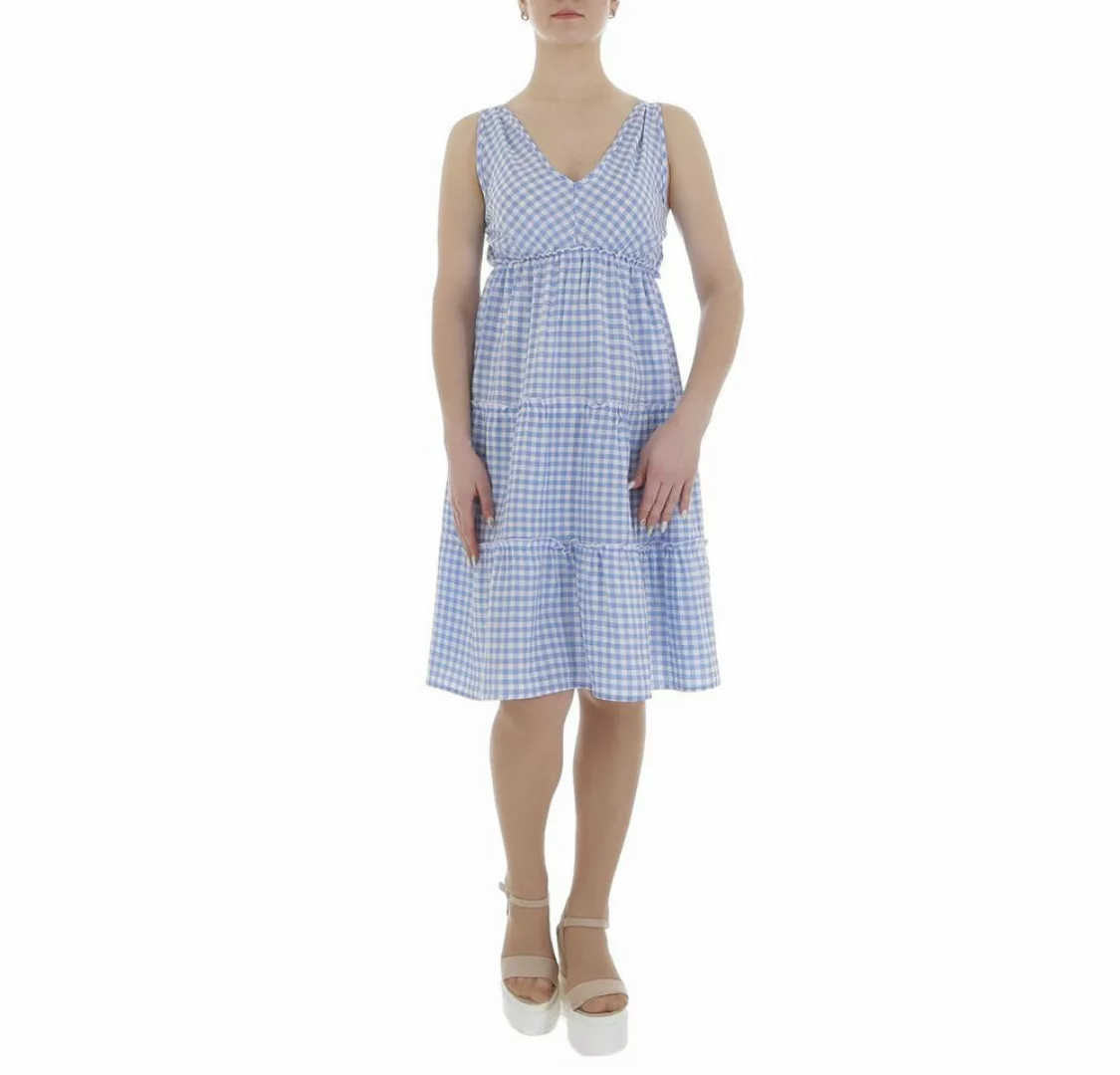 Ital-Design Sommerkleid Damen Freizeit Stufenkleid (85941362) Volants Karie günstig online kaufen