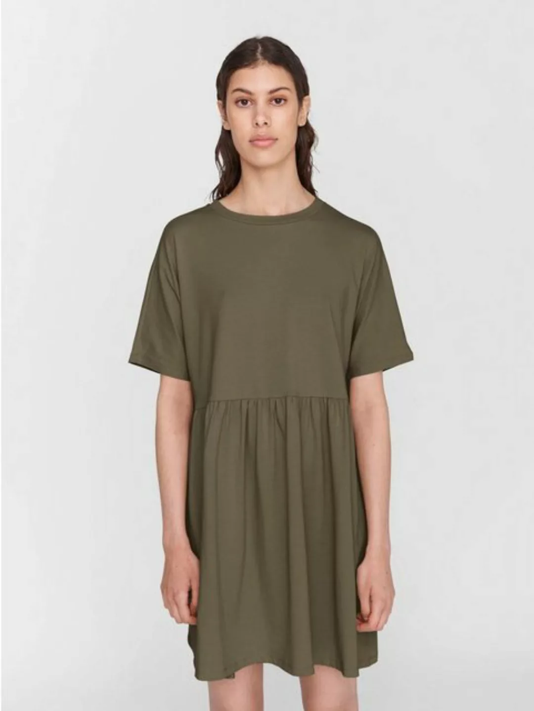 NOISY MAY Kurzärmelig Kurzkleid Damen Grün günstig online kaufen