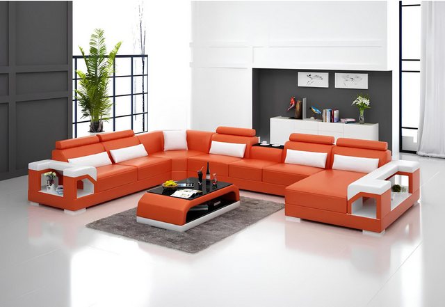 Xlmoebel Ecksofa Moderne Wohnzimmer Eckgarnitur mit Ecksofa und Couch, 2-te günstig online kaufen