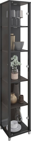 fif möbel Vitrine "OPTIMA", Standvitrine, Vitrinenschrank, Glasvitrine, Sam günstig online kaufen