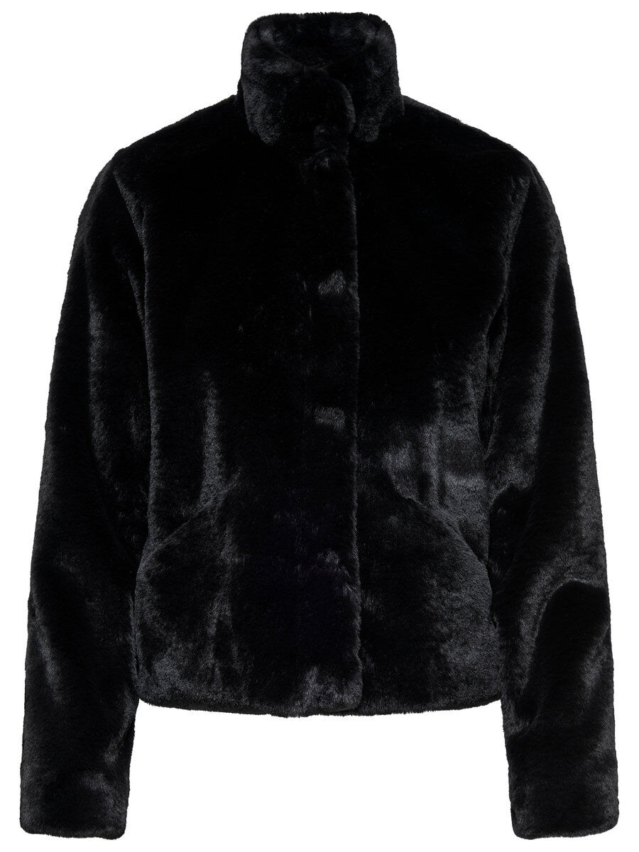 Only Vidafaux Fur Jacke S Black günstig online kaufen