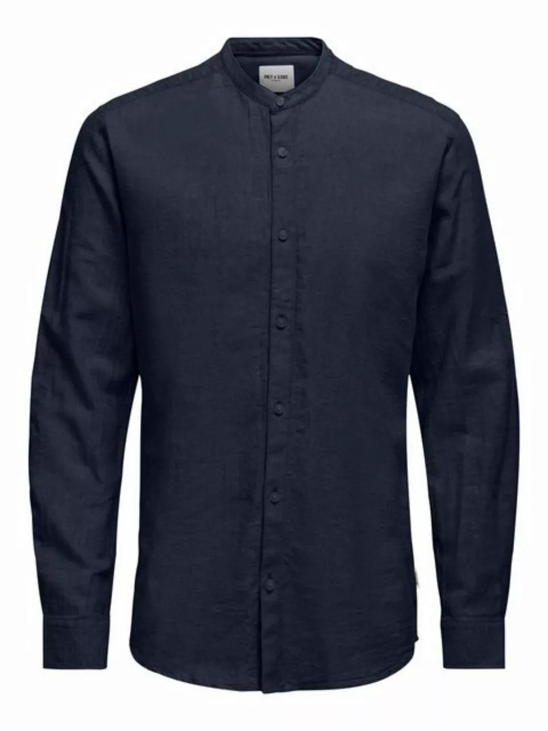 ONLY & SONS Langarmhemd ONSCAIDEN LS SOLID LINEN MAO SHIRT NOOS günstig online kaufen