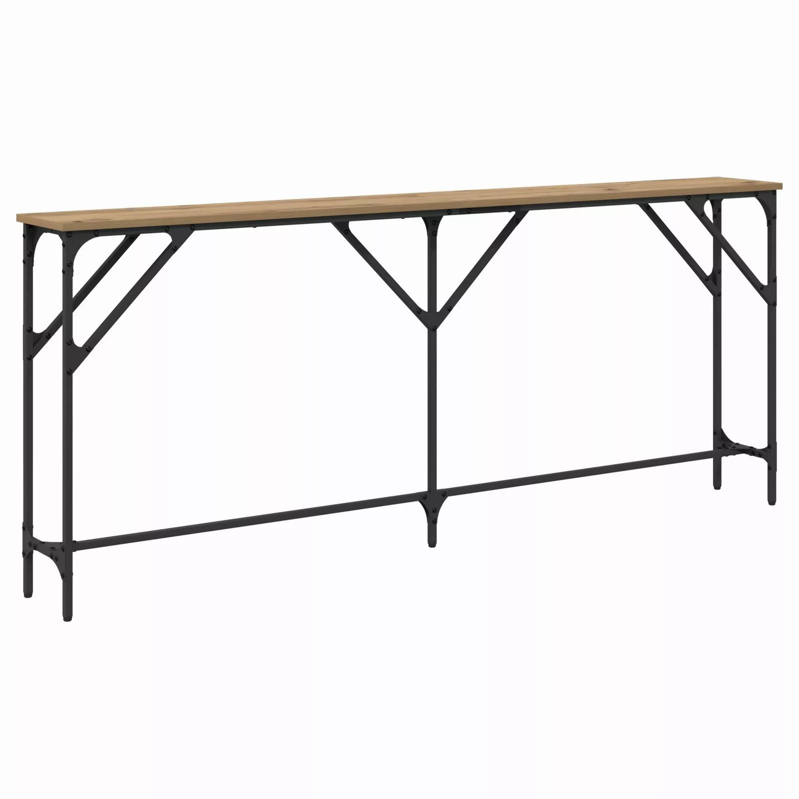 vidaXL Beistelltisch Konsolentisch Artisan Eiche 180x23x75 günstig online kaufen
